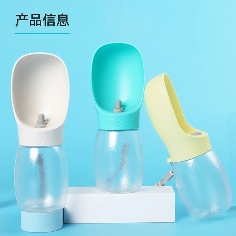 Pet Dog Water Bottle 300ML Puppy Drinking Bowls For Small Medium Dogs Cats Hiking Portable Cat Feeder Golden Retriever Supplies
