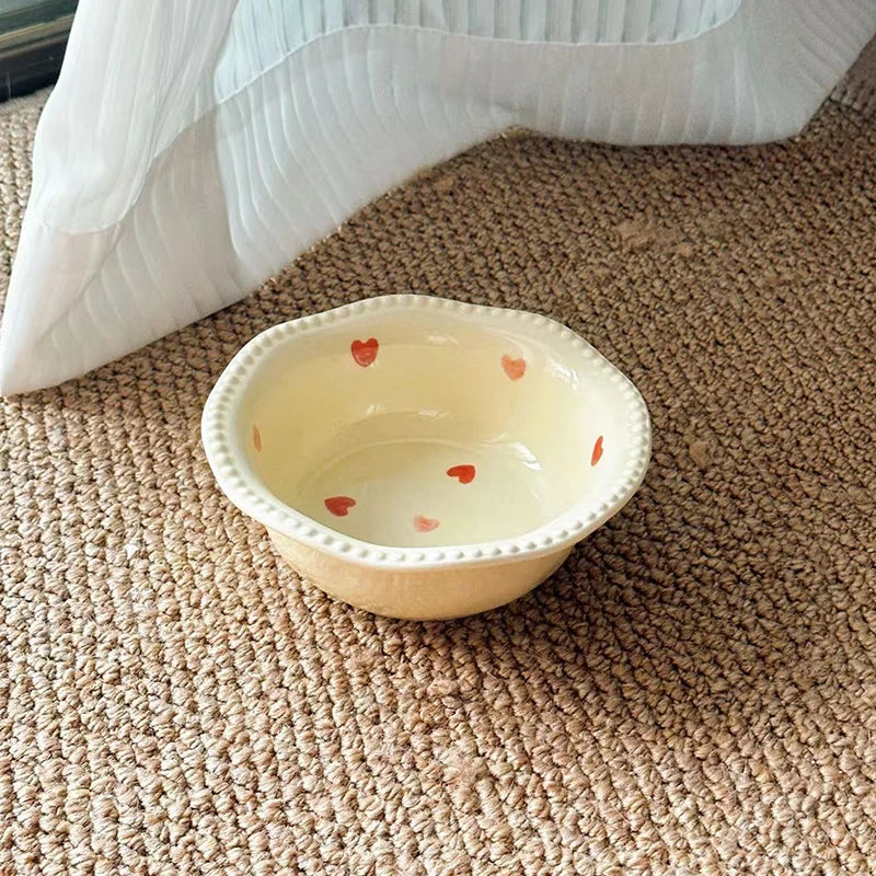 Food Utensils Cat Dog Pet Supplies Accessories Ceramic Pet Cat Bowl Pet Drinking Water Feeding Bowl Ceramics Cat Food Dog