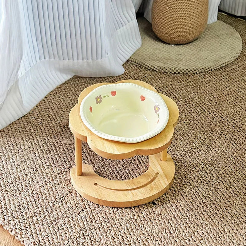 Food Utensils Cat Dog Pet Supplies Accessories Ceramic Pet Cat Bowl Pet Drinking Water Feeding Bowl Ceramics Cat Food Dog