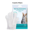 6-12PCS Pet Wash-Free Gloves Cat Bath Deodorant Wipes Disposable Cleaning Dry Cleaning Dog Wipes Gentle And Convenient Gloves