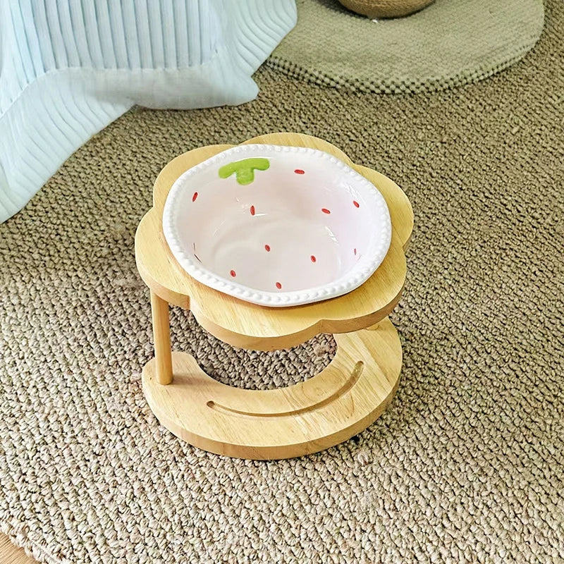 Food Utensils Cat Dog Pet Supplies Accessories Ceramic Pet Cat Bowl Pet Drinking Water Feeding Bowl Ceramics Cat Food Dog