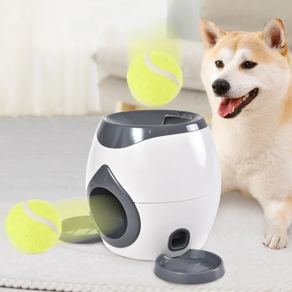 Pet Supplies 2 in 1 Pet Feeding Machine Interactive Toy Leak Food Reward Machine Automatic Pet Training Machine Dog Training