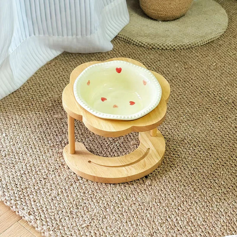 Food Utensils Cat Dog Pet Supplies Accessories Ceramic Pet Cat Bowl Pet Drinking Water Feeding Bowl Ceramics Cat Food Dog