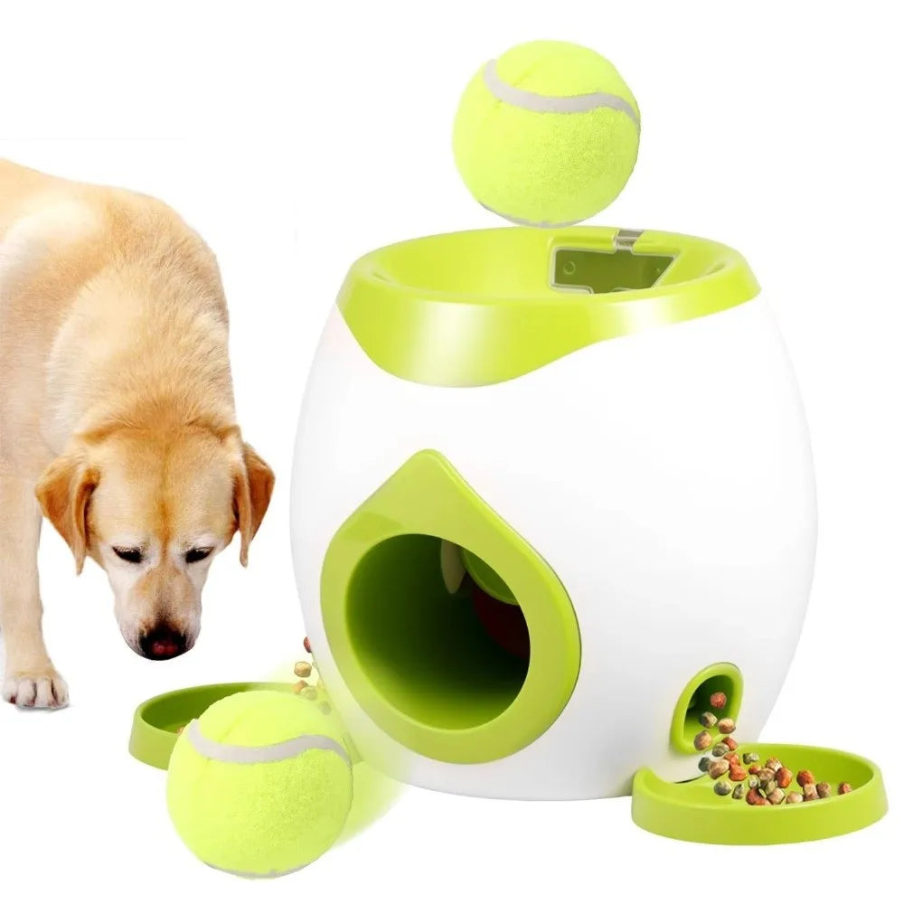 Pet Supplies 2 in 1 Pet Feeding Machine Interactive Toy Leak Food Reward Machine Automatic Pet Training Machine Dog Training