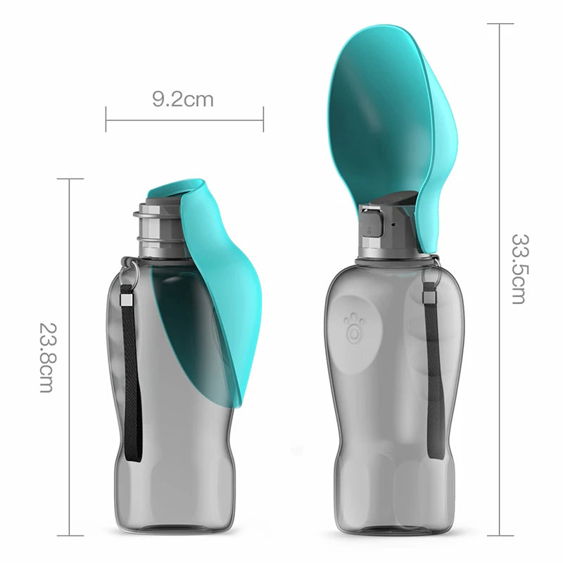 Large Pet Dog Water Bottle for Small Big Dogs Cats Hiking Foldable Leakproof Puppy Drinking Bowls Golden Retriever Pug Supplies