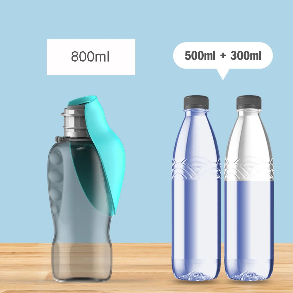 Large Pet Dog Water Bottle for Small Big Dogs Cats Hiking Foldable Leakproof Puppy Drinking Bowls Golden Retriever Pug Supplies