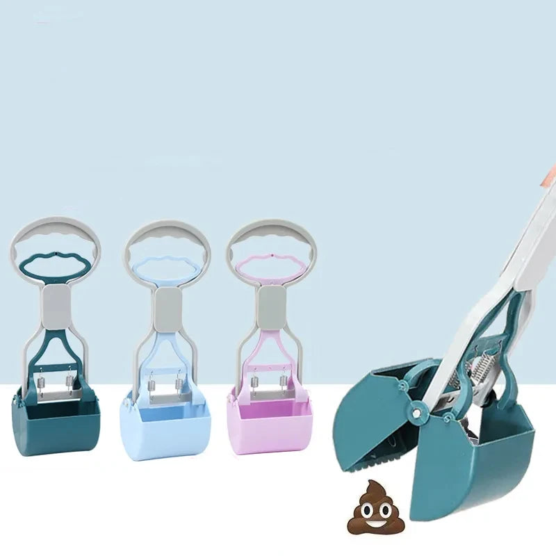Pet Supplies Thickened plastic Foldable Long Handle Pet Pooper Scooper, Outdoor Dog Waste Picker, Poop Scoop, Toilet Supplies