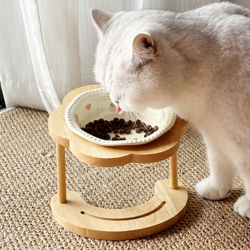 Food Utensils Cat Dog Pet Supplies Accessories Ceramic Pet Cat Bowl Pet Drinking Water Feeding Bowl Ceramics Cat Food Dog