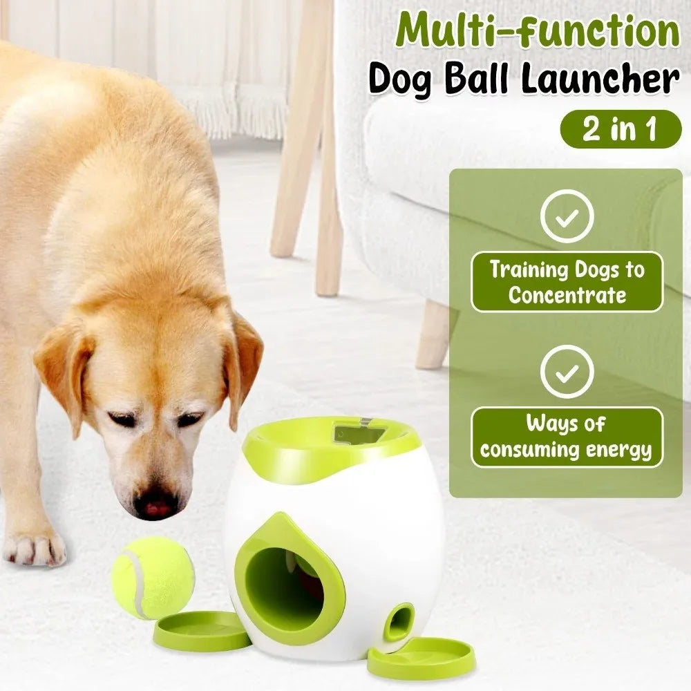 Pet Supplies 2 in 1 Pet Feeding Machine Interactive Toy Leak Food Reward Machine Automatic Pet Training Machine Dog Training