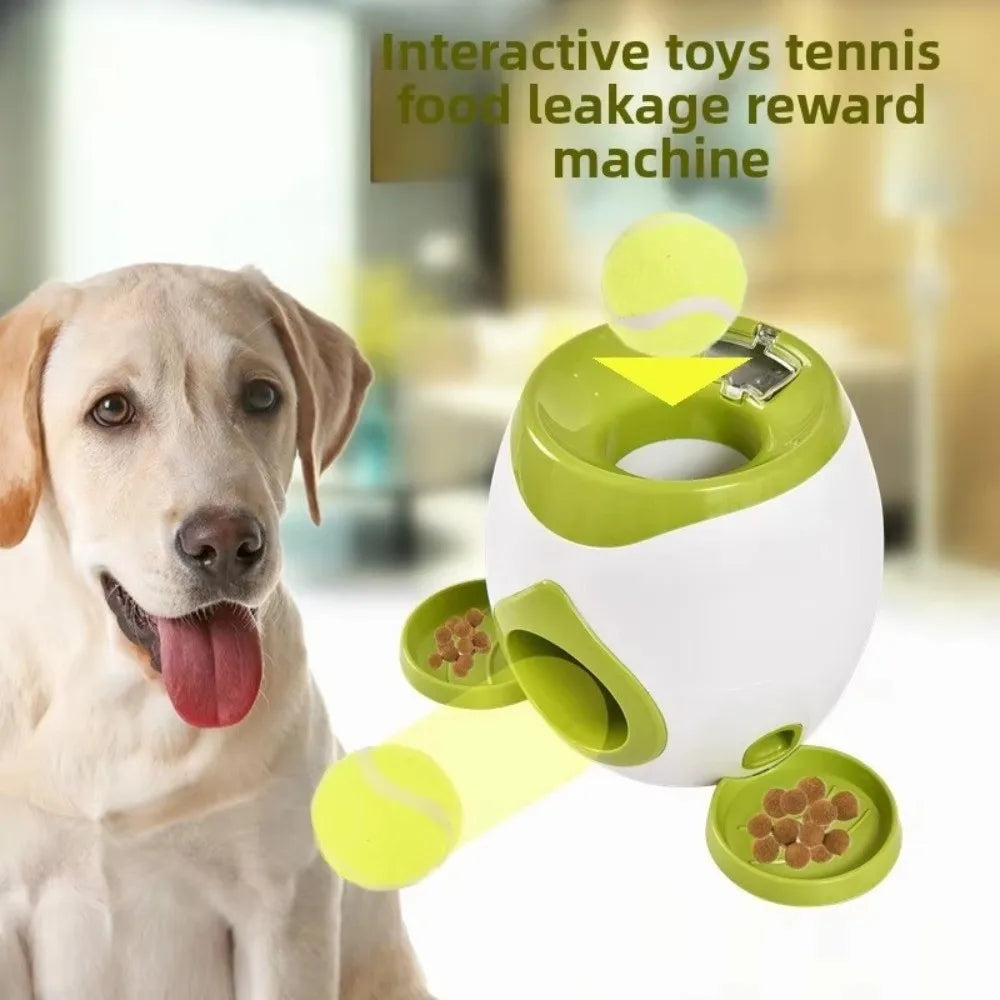 Pet Supplies 2 in 1 Pet Feeding Machine Interactive Toy Leak Food Reward Machine Automatic Pet Training Machine Dog Training