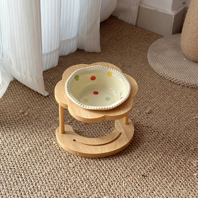 Food Utensils Cat Dog Pet Supplies Accessories Ceramic Pet Cat Bowl Pet Drinking Water Feeding Bowl Ceramics Cat Food Dog