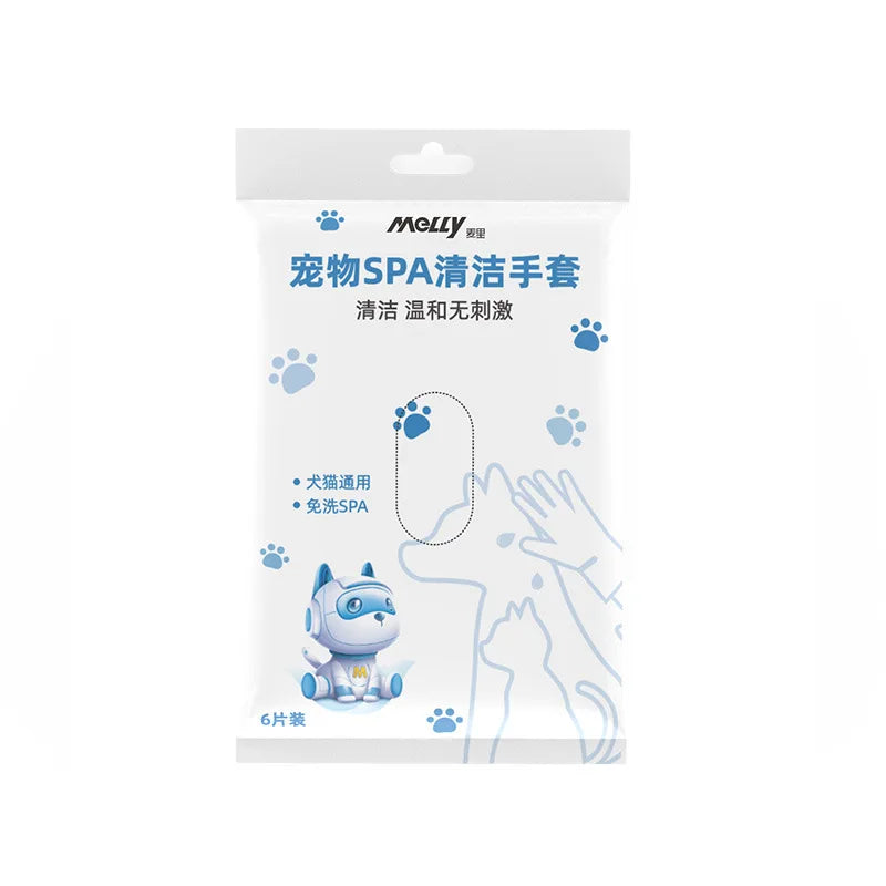 No-rinse Pet Cleaning Gloves Deodorant Wet Wipes for Cat Dog Fur Care Disposable Bath-free Grooming Tools Refresh Coat Remove
