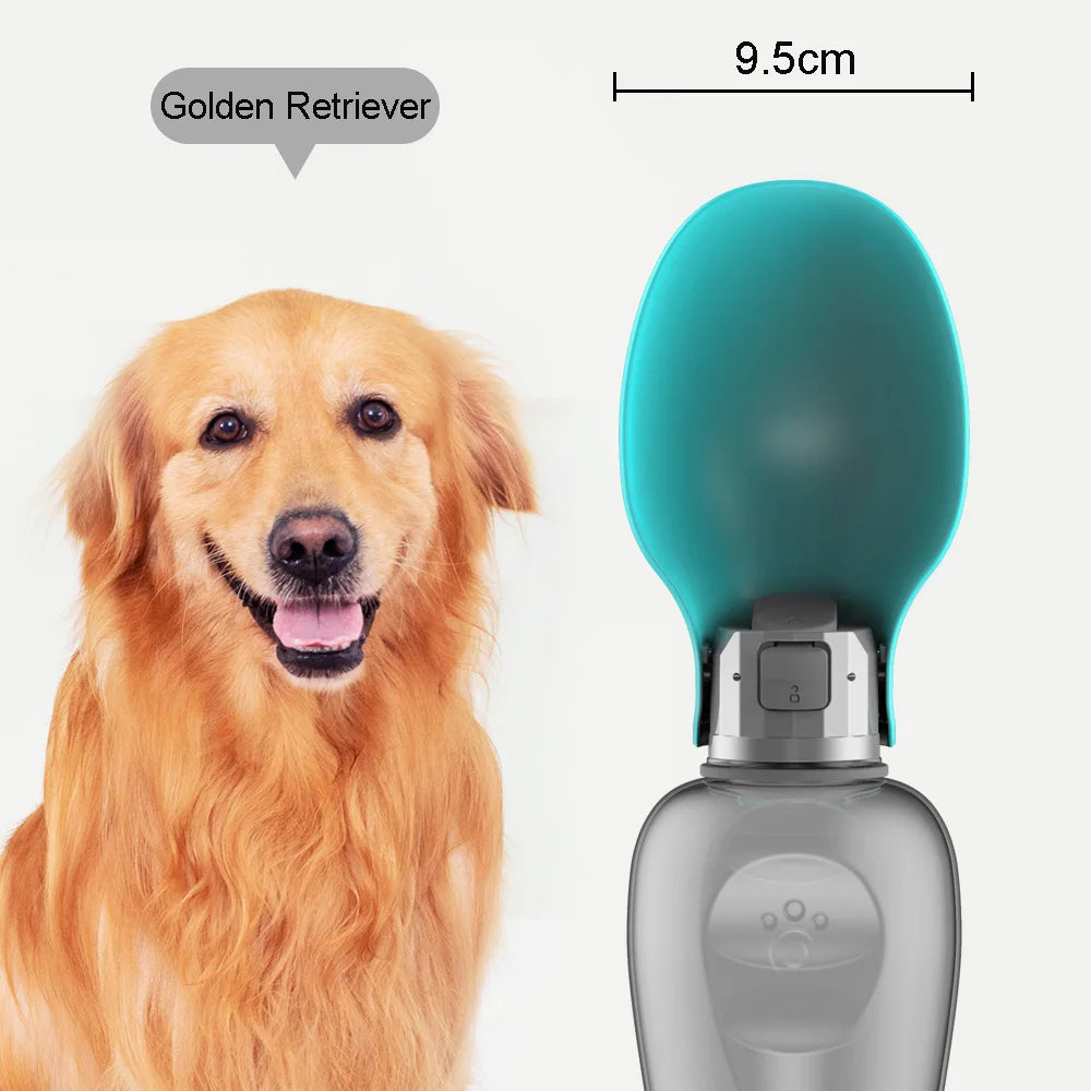Large Pet Dog Water Bottle for Small Big Dogs Cats Hiking Foldable Leakproof Puppy Drinking Bowls Golden Retriever Pug Supplies