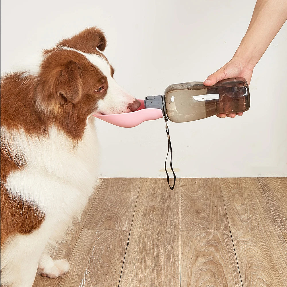 Large Pet Dog Water Bottle for Small Big Dogs Cats Hiking Foldable Leakproof Puppy Drinking Bowls Golden Retriever Pug Supplies