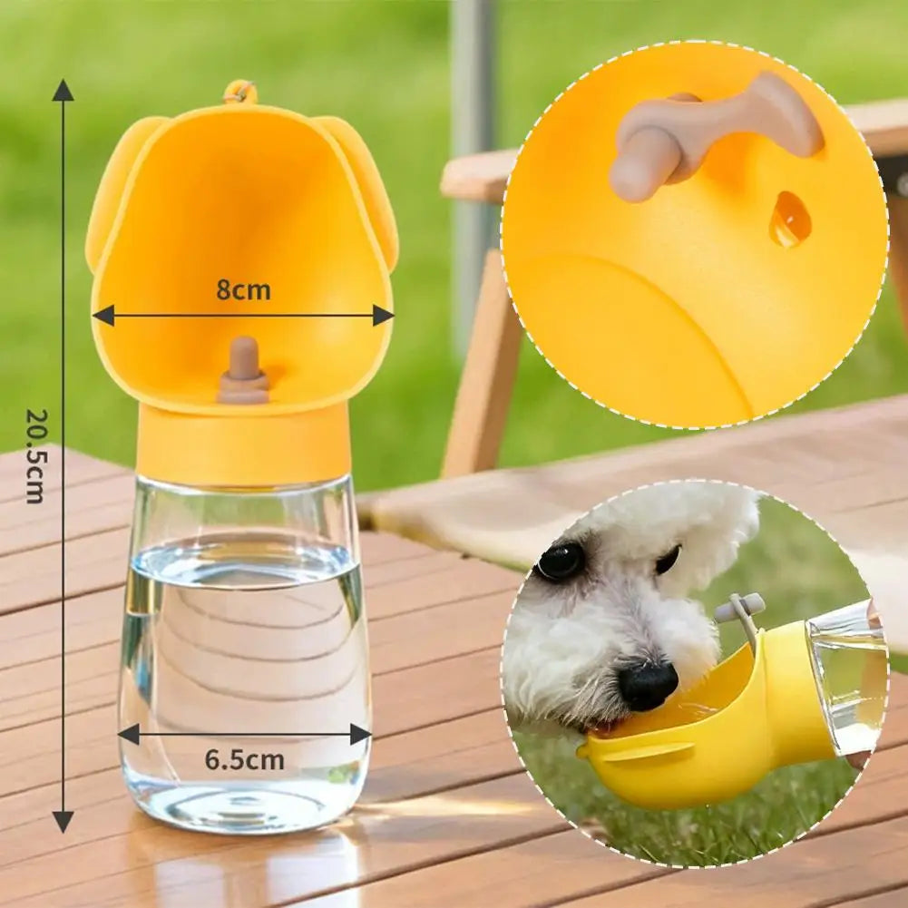 Pet Dog Water Bottle 300ML Puppy Drinking Bowls For Small Medium Dogs Cats Hiking Portable Cat Feeder Golden Retriever Supplies